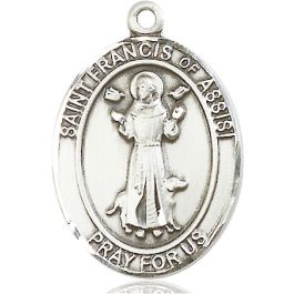 St Francis of Assisi Oval Patron Saint Series Available in 3 Sizes
